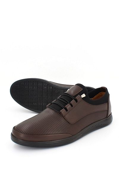 Deripabuc Genuine Leather Brown Men's Leather Casual Shoes Mrd7-0706