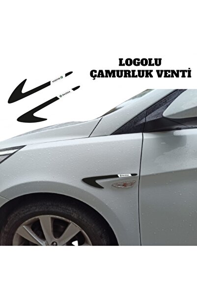 Otoaksefuar Skoda Fabia Çamurluk Venti Parlak Siyah (logolu)