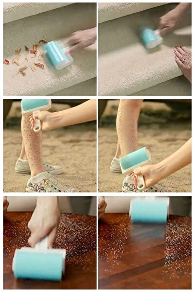 Buffer Practical Hair and Dust Collection Roller Apparatus