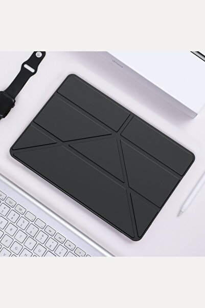 Fuchsia Ipad Uyumlu 10.5 Inc 7. Nesil Kalemlikli Premium Standlı Katlanabilir Kılıf