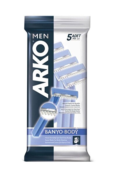 ARKO Men Banyo Tıraş Bıçağı 5'li