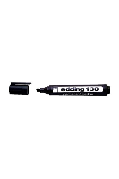 Edding قلم تحديد دائم E-130 أسود Ed13001 فردي (قطعة واحدة)