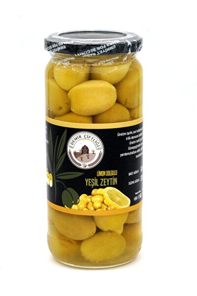 Demir Çiftliği Limon Dolgulu Yeşil Zeytin - Limonlu Zeytin 320 G
