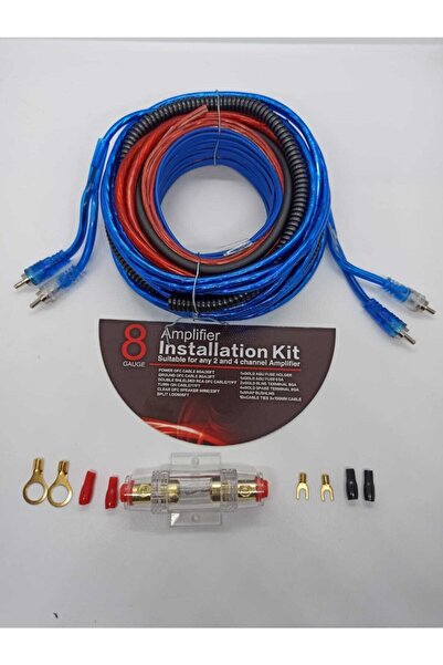 EFGARAGE 8 Ga Ampi Tesisat Için Kablo Seti