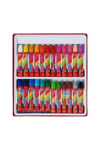 Faber Castell Cardboard Box Pastel Paint 24 Pieces