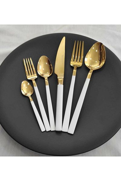 BRONDOFF Stayle White Gold Titanium 6 Teaspoon