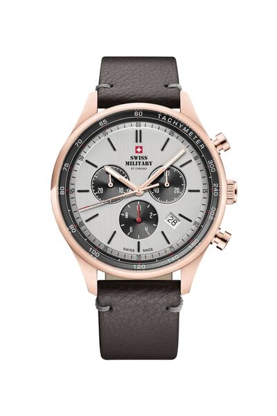 Swiss Military By Chrono Swıss Mılıtary By Chrono Sm34081.09 Deri Kordon Erke...