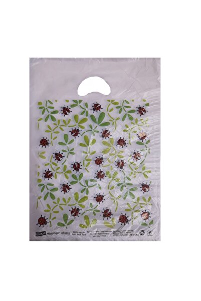 Koroplast Ladybug Printed Economical Ortai Size Slush Bag 26x38cm (100 PCS)