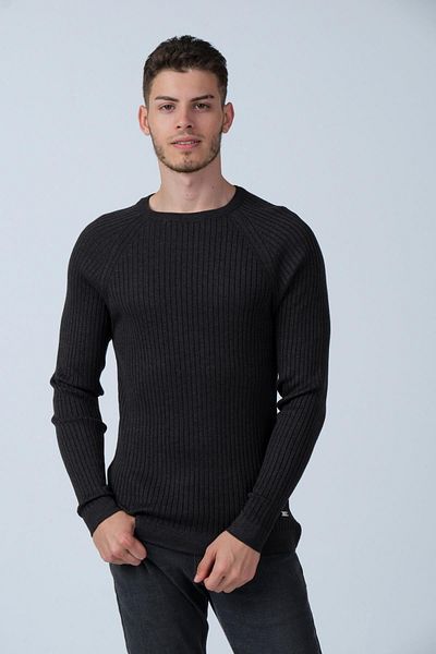 ALEXANDERGARDI Φούτερ με ραβδώσεις με λαιμόκοψη (E20- 510700 )
