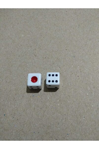 Yıldıran Tavla Tavla Zarı ---kırmızı Yekli --- 2 Adet