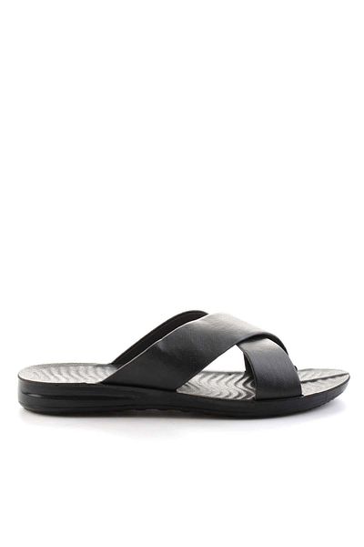 Bambi Black Men's Slippers E04642637609