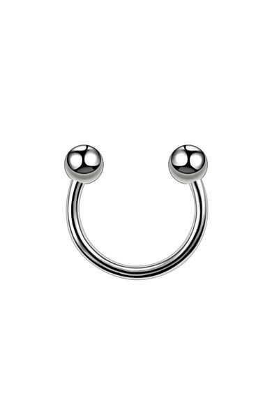 The Collection Steel Silver Piercing