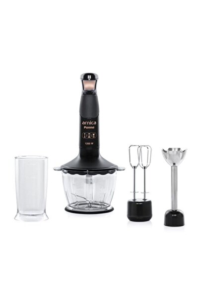 Arnica Panna 1200 W El Blender Seti (Siyah)