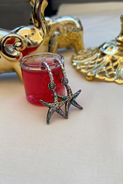 Leerybee نيون اللون أقراط نجمة مضادة للحساسية