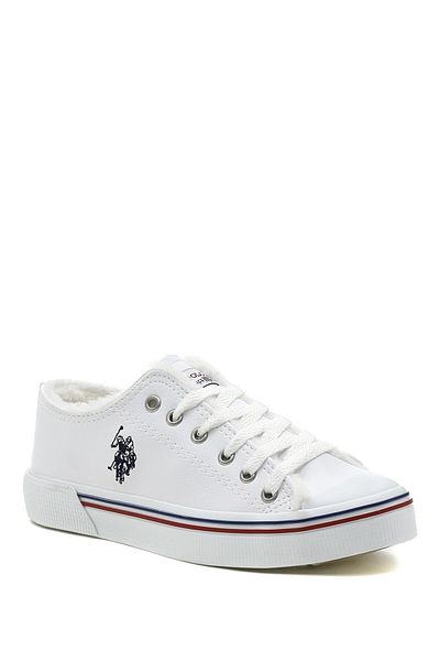 U.S. Polo Assn. Penelope Krk 1pr White Women's Pool Sole Sneaker