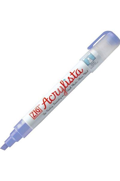 Zig Acrylist Marker Acrylic Painting Pen 6 Mm Cut Point Country Blue