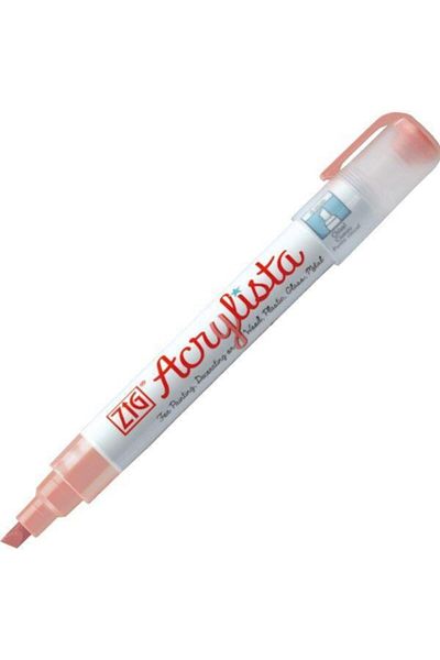 Zig Acrylist Marker Acrylic Painting Pen 6 Mm Cut Point Honeysuckle