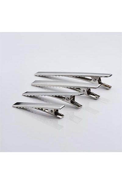OzanTuhafiye Închizătoare metalică Închizătoare crocodil 4,1 cm 10 buc