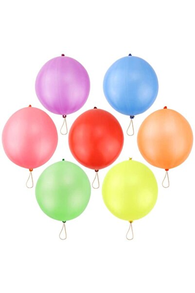 Parti dolabı 5'li Punch Balon Lastikli Karışık Renk