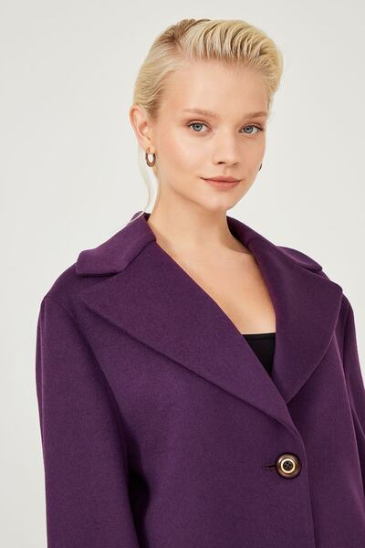 Trussardi Women's Buttoned Coat - Stylish Design