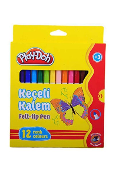 Play Doh Play-doh Keçeli Kalem Karton Kutu 5 Mm 12 Renk