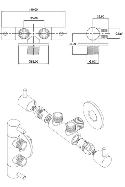 Tema Double Tap - Multi Bidet Tap