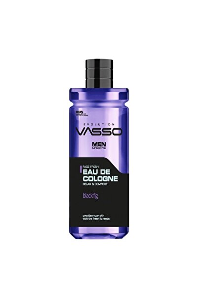 Vasso Men Vasso Eau De Cologne (black Fıg) Incir Kokulu Kolonya 370 Ml