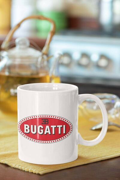 BabyLimon هدية على شكل كوب مطبوع عليه شعار بوجاتي