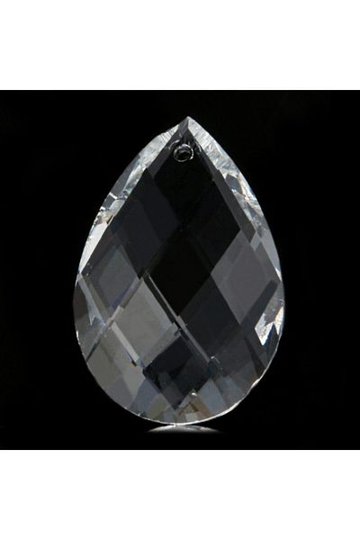 ABOOWE Asfor Drop Crystal Chandelier Stone Glass Laser Cut 50 Mm Curtain Accessory 1 Piece
