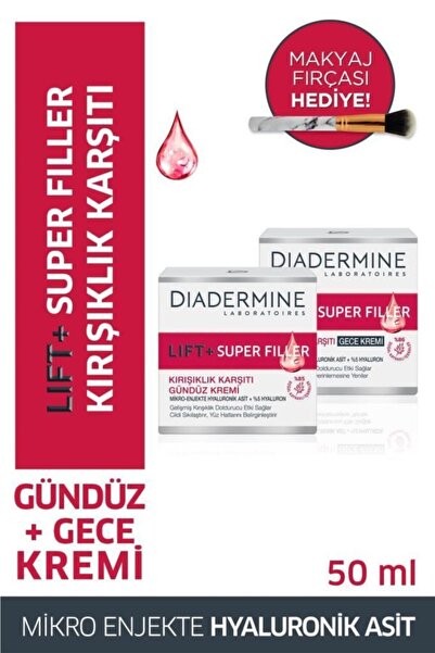 Diadermine Lift+super Filler Gündüz Kremi 50 Ml + Gece Kremi 50 Ml + Mermer F...