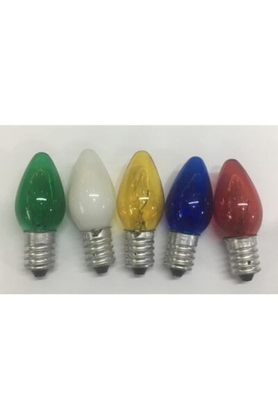 RUTTER E14 10w Renkli Parfüm Ampül Beyaz Kırmızı Sarı Mavi Yeşil Her Renkten 1 Adet Gönderim Yapılır.