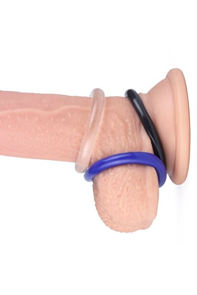 Biosal Silikon Penis Halkası Yüzük Seti 3lü