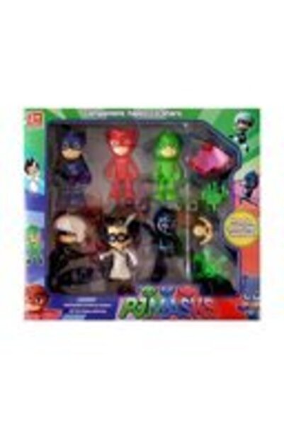 Prestij Oyuncak Pj Masks Pijamaskeliler Catboy Owlette Gekko 6'lı 10 Parça Oyun Seti 6lıpjstpjmskll