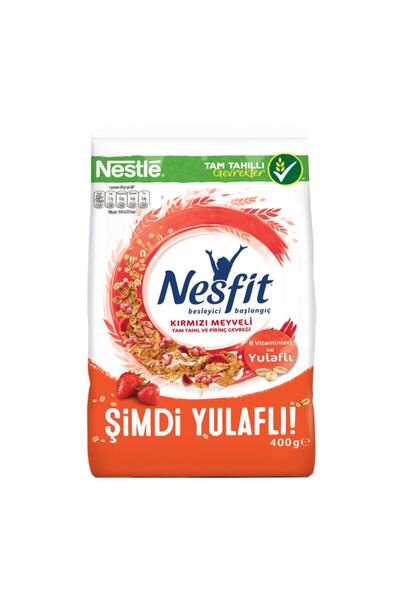 Nestle Nesfit Kırmızı Meyveli Tam Tahıl Ve Pirinç Gevreği 400 Gr