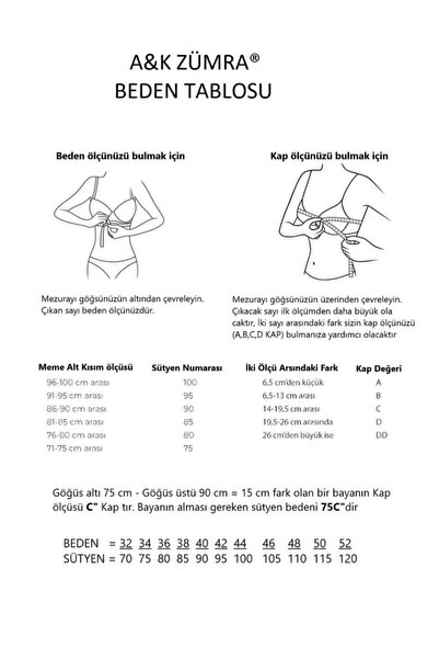 A&K ZÜMRA Γυναικείο σουτιέν με χτενισμένο βαμβακερό τούλι χωρίς σύρμα