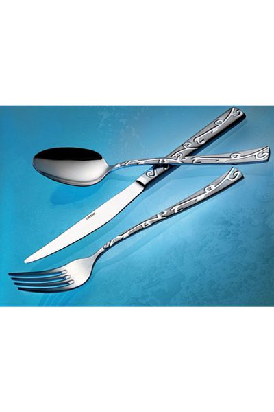 Nehir Karizma 89 Piece Fork Spoon Knife Set with Storage Box