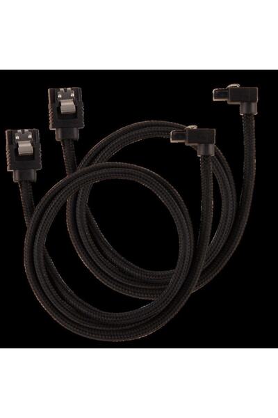 Corsair Cc-8900282 Premium Sata 6gbps 60cm 90 Derece Bağlantılı Kablo Seti - ...