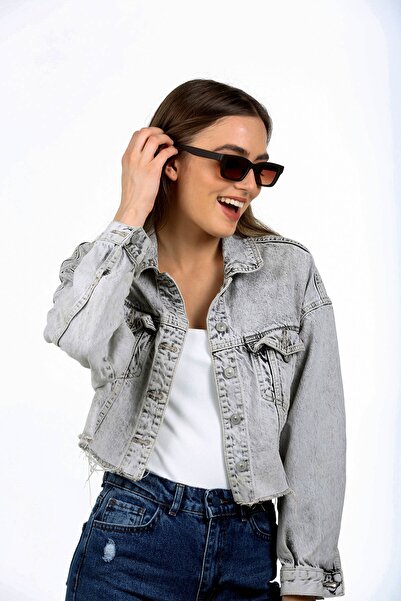 JULIANO Brown Cut Cat Sunglasses