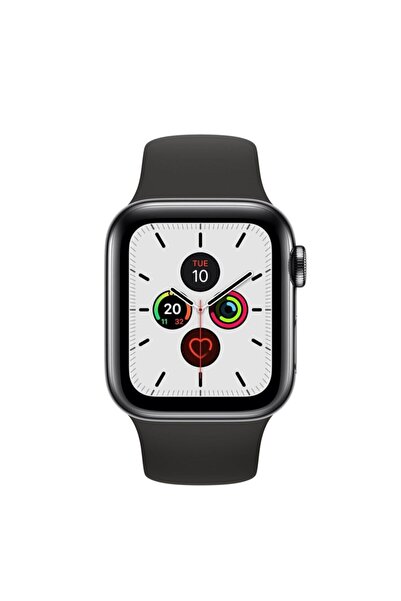 TECHNOMEN Siyah Watch 6 Series Arama Cevaplama Ateş Nabız Adım Sayar Smart Watch