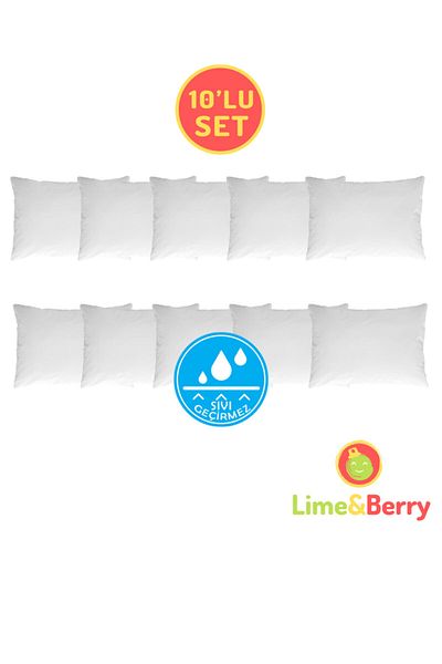 Lime and Berry Lime&berry 10 Pack Pillow Protector, Liquid Proof Pillow Cover, 50 X 70 Cm