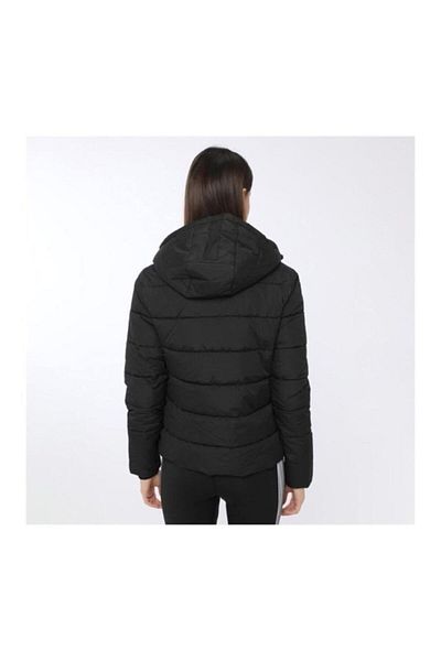 lumberjack 1w Sn31 Apresque Coat 1pr Γυναικείο μαύρο κοντό παλτό - 101044533