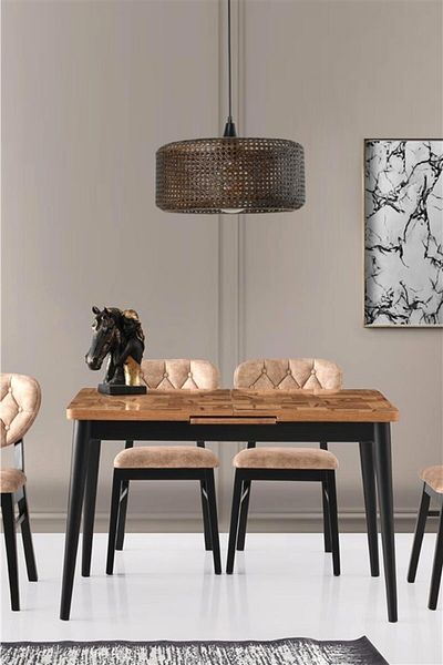 Lumexx Brown Rattan Asel Single Pendant Lamp