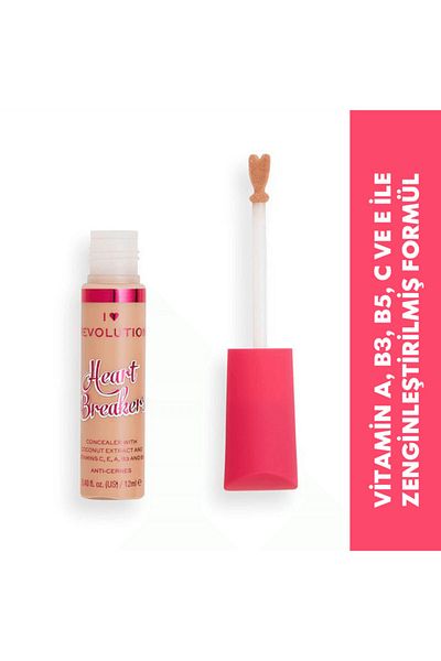 I HEART REVOLUTION Heartbreakers Concealer Caramel