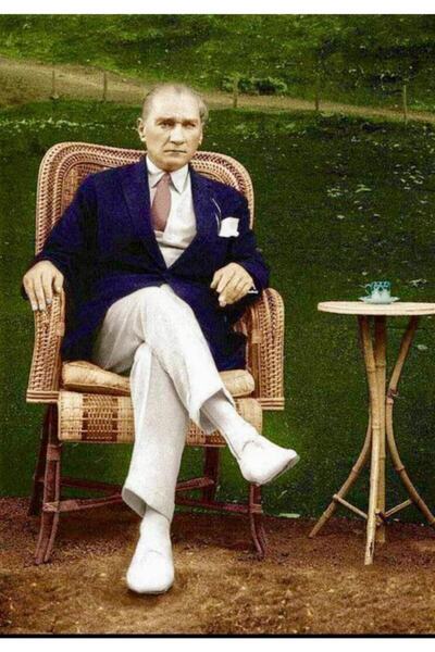 Rölyef Sanat Evi Kâğıt Rölyef Poster - Atatürk Resimleri 35x50 8 Adet