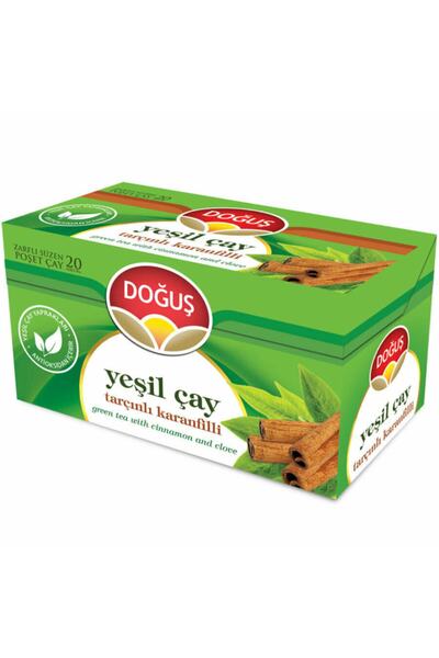 Doğuş Yeşil Çay Tarçınlı Karanfilli Poşet Çay 20x1.75gr