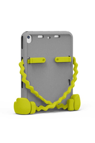 Nezih Case Ipad 10.2 2021 9.nesil Uyumlu Eva Boxer Tablet Silikon Kılıf Gri