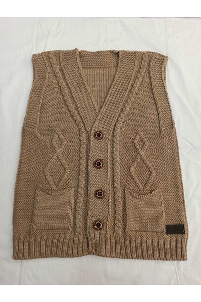 ÖZBEBİŞİM Baby And Kids Knitwear Knitted Vest