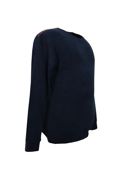 rugatchi Ανδρικό φούτερ μεγάλου μεγέθους Oversize Crew Neck Thessaloniki Navy Blue