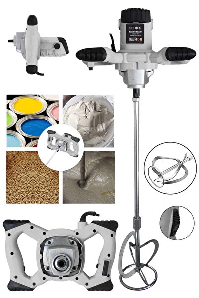 BÖHRER X-torq Technology Germany Design 3200 W 6 Kademeli Elektrikli Harc Boya Karıştırıcı Mikser