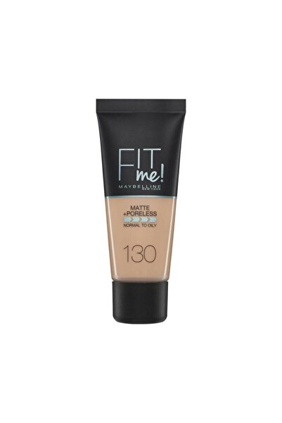 Maybelline New York كريم أساس Fit Me Matte+poreless - 130 برتقالي بيج